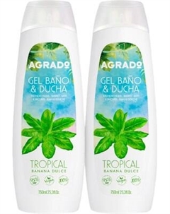 Набор гелей для душа Agrado Bath & Shower Gel Tropical