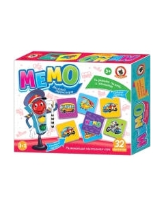 Развивающая игра Русский стиль Мемо. Веселый транспорт / RS-03456