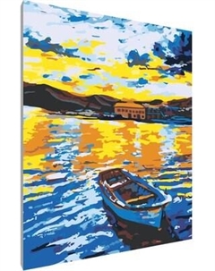 Картина по номерам PaintLine Лодка у моря / NOSI-A01A3 Paintline