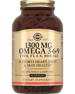 Жирные кислоты Solgar Омега 3-6-9