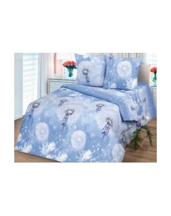 Комплект постельного белья Milanika Одуванчики Семейный Миланика