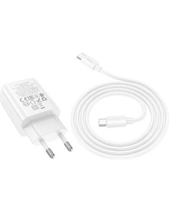 Зарядное устройство сетевое Hoco N60 с кабелем Type-C-Type-C