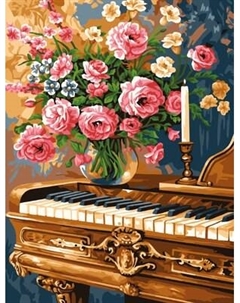 Картина по номерам Три совы Цветочная мелодия / КК3040_57385