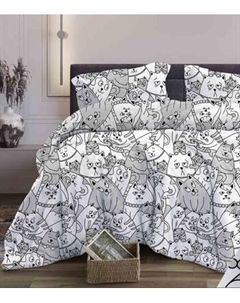 Комплект постельного белья Моё бельё 1.5сп Котовасия / 337/9