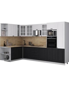 Кухонный гарнитур Интерлиния Мила Деко 1.88x3.2 LV