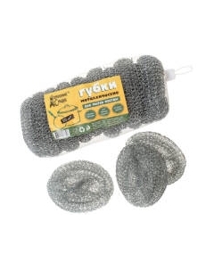 Набор губок для мытья посуды Домашний Сундук Металлическая Спираль ДС-160 Домашний сундук