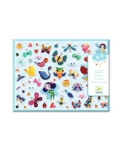 Набор наклеек Djeco Маленькие крылышки Объемные 09083