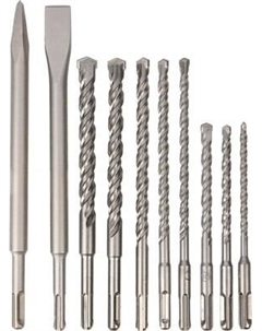 Набор буров Deli С зубилами / EDH-YCZ010-EH1