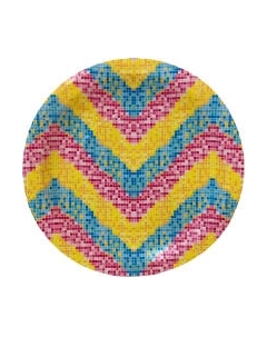 Набор одноразовых тарелок Gecko Радуга 222мм