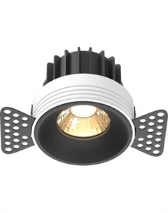 Точечный светильник Maytoni Round DL058-12W2.7K-TRS-B