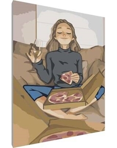 Картина по номерам PaintLine Поздний ужин / PL-00022 Paintline