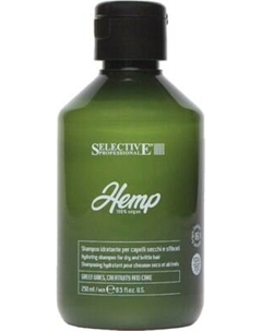 Шампунь для волос Selective Professional Hemp Увлажняющий для сухих и и ломких волос Selective professional