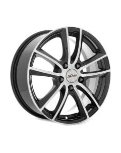Литой диск X'trike X-116M 16x6.5" 5x114.3мм DIA 67.1мм ET 45мм BKFP