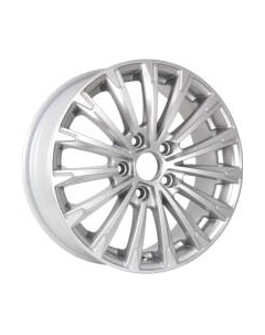 Литой диск KDW KD1610 16x6.5" 5x108мм DIA 63.4мм ET 50мм Silver Painted Kdw