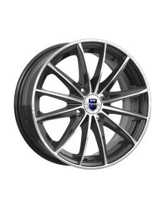 Литой диск K&K Пойнт Бланк 15x6" 4x100мм DIA 54.1мм ET 48мм Алмаз черный K&k