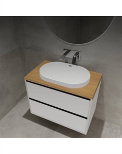 Тумба с умывальником ЗОВ Парма 70 / P70LWP0MWMC1B-HPL38T6002 Зов