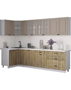 Кухонный гарнитур Интерлиния Мила Деко 1.2x2.9