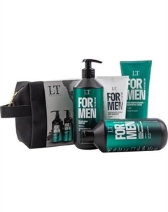 Набор косметики для лица и волос La and Te beaute Мужской Гель LT-2357+Шампунь LT-2340+Крем LT-2388 / LTMEN13 La and te beaute