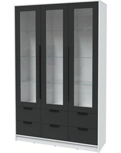 Шкаф с витриной Интерлиния Концепт КТ-ШВ3