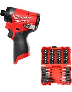 Аккумуляторный шуруповерт Milwaukee M12 FID2-0 + Набор бит / 4933479876P42F