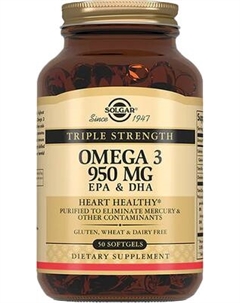 Жирные кислоты Solgar Тройная Омега-3