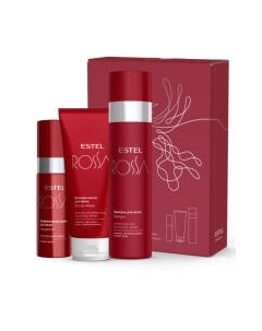 Набор косметики для волос Estel Rossa Шампунь 250мл+Бальзам 200мл+Спрей 100мл