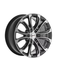 Литой диск X'trike X-134 Tank 300/500 18x8" 6x139.7мм DIA 100.1мм ET 36мм BK/FP