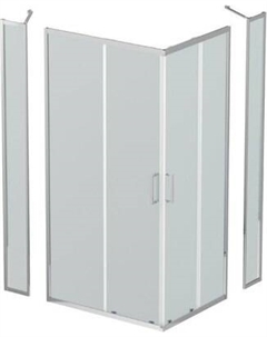 Душевой уголок BelBagno LUCE-AH-22-125/105-C-Cr Belbagno