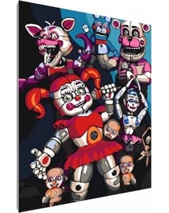 Картина по номерам PaintLine Five Nights at Freddy's Sister Location / PL-00240 Paintline