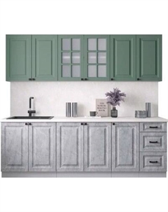 Кухонный гарнитур Интерлиния Мила Деко 2.4А