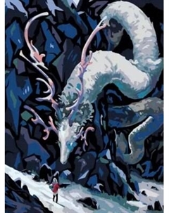 Картина по номерам PaintLine Снежный дракон / PL-00255 Paintline