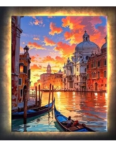 Картина по номерам Молли Санта-Мария-Делла-Салюте. Венеция 40x50 / LHR0034 Molli