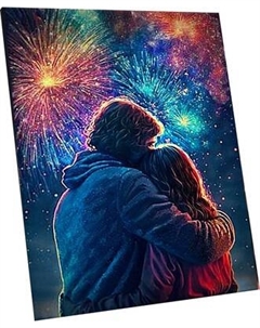 Картина по номерам Флюид Фейерверки любви 40x50 / SHR0566