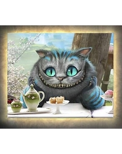 Картина по номерам Молли Чеширский кот 40x50 / LFH0003 Molli
