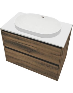Тумба с умывальником ЗОВ Парма 80 / P80LA0MAMC1B-LDSPW6002 Зов