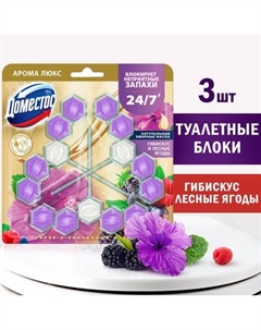 Чистящее средство для унитаза Domestos Power 5. Сказочный аромат Трио