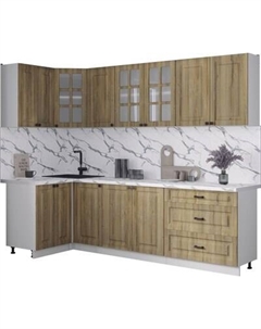 Кухонный гарнитур Интерлиния Мила Деко 1.2x2.6