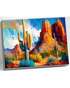 Картина по номерам Молли Каньон в Аризоне 40x50 / HR0630 Molli