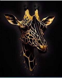 Картина по номерам Флюид Жираф арт 40x50 / BHR0571