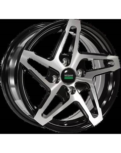 Литой диск Megami MGM-34 14x6" 4x100мм DIA 73.1мм ET 35мм BKF