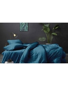 Комплект постельного белья LUXOR Индиго (N) Евро-стандарт Luxor