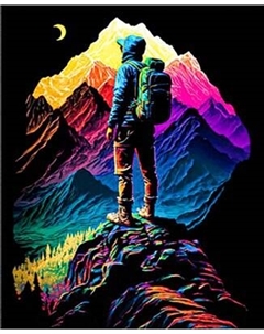 Картина по номерам Флюид Путешественник 40x50 / BHR0591