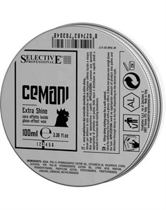 Воск для укладки волос Selective Professional Cemani Extra Shine с глянцевым эффектом Selective professional