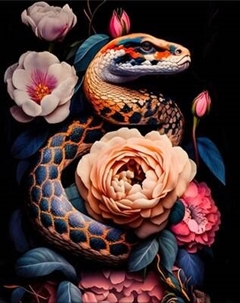 Картина по номерам Флюид Красота змеи 40x50 / BHR0589