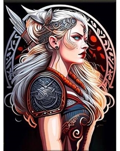 Картина по номерам Флюид Валькирия 40x50 / FHR0422