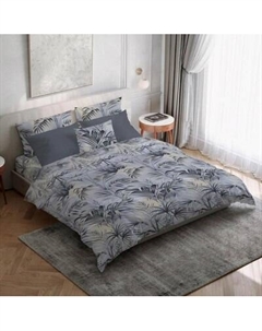 Комплект постельного белья Реноме 2сп с Евро простыней Тропический дождь 7276-1