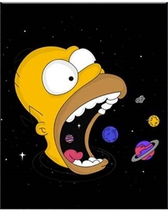 Картина по номерам Флюид Гомер Симпсон 40x50 / BHR0554