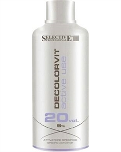 Эмульсия для окисления краски Selective Professional Decolorvit Active Use 6% / 70141 Selective professional