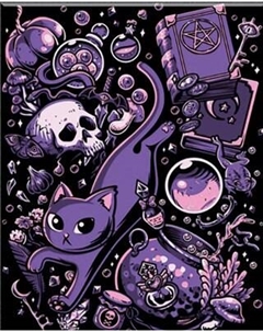 Картина по номерам Флюид Ведьмины вещицы 40x50 / BHR0556