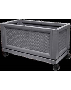 Вазон BOTANICA 60x30x28.5 на колесах Botanica